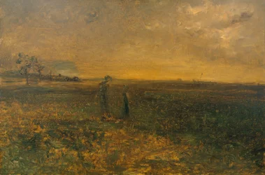 Crépuscule sur la prairie